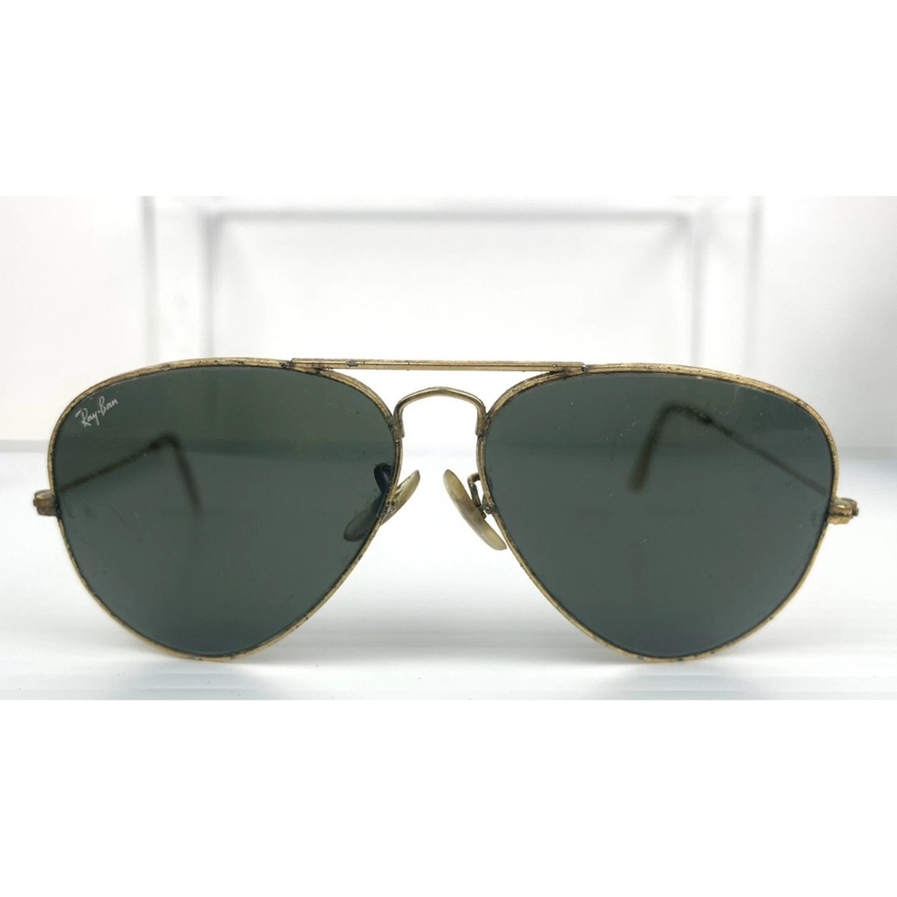 Vintage B&L Ray Ban Bausch & Lomb Gold Aviator Frame USA